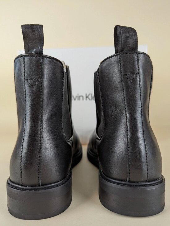 CALVIN KLEN LEATHER CHELSEA BOOTS SIZE 12 main image 6